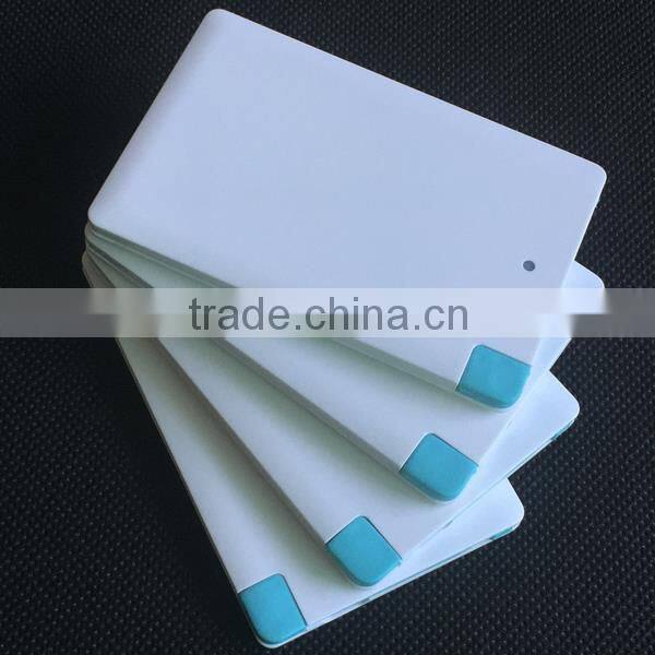 Plastic power bank usb with high quality
