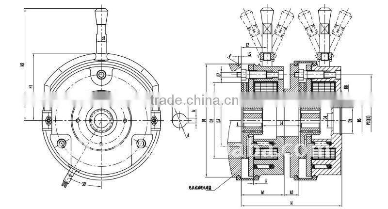 stage double electromagnetic brake