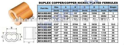 Wire Rope Ferrule