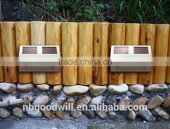 Stainless steel solar stair lamp, solar fence lamp, garden lamp, wall lamp