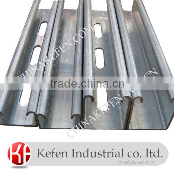 41*21mm Pre-galvanized plain steel C channel