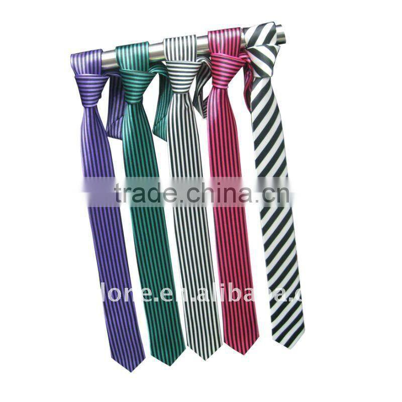 Popular unicolor tie colorful skinny tie