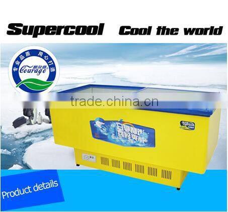 SD-2000D glass door chest freezers commercial solar freezer ultra low temperature freezer