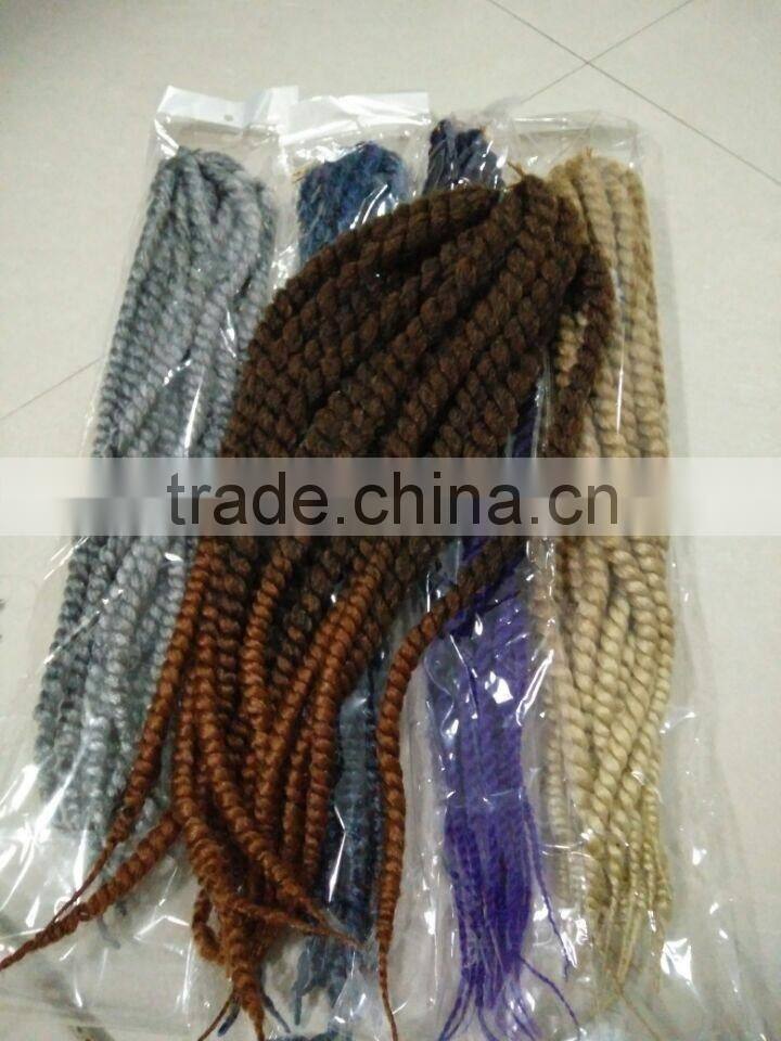 2016 New Premium Havana Mambo Twist Crochet Braid Hair Synthetic Crochet Braiding Hair Extension for Afro