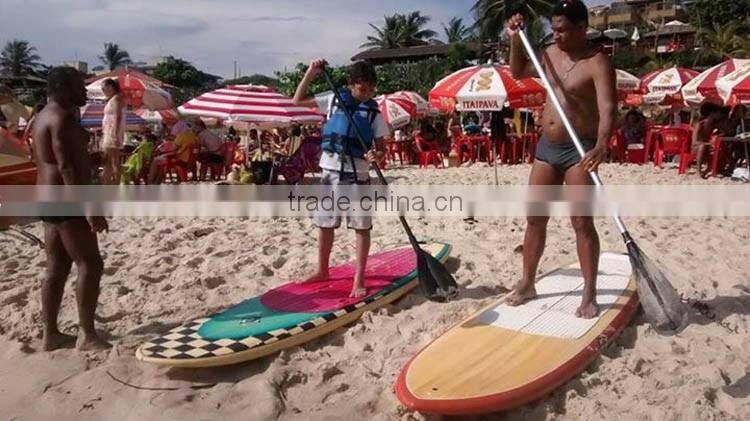china manufacturer best quality sup stand up paddle board bamboo epoxi for water sports