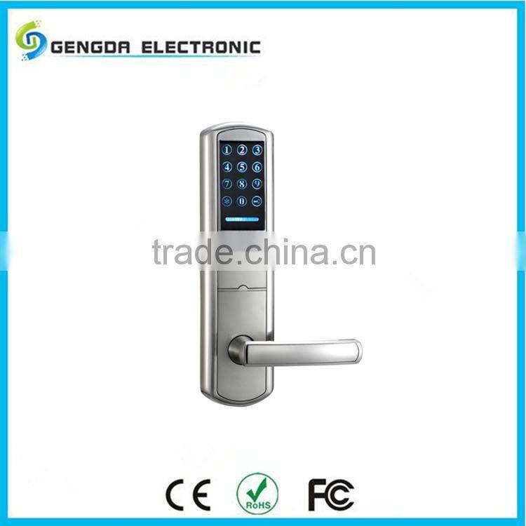 remote control and password computer controlled door lock