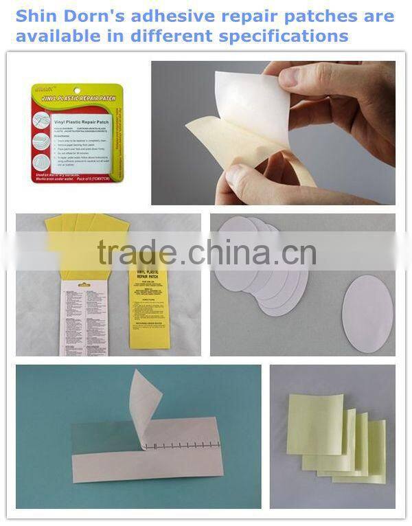 Heavy duty self adhesive waterproof patches for plastic pools