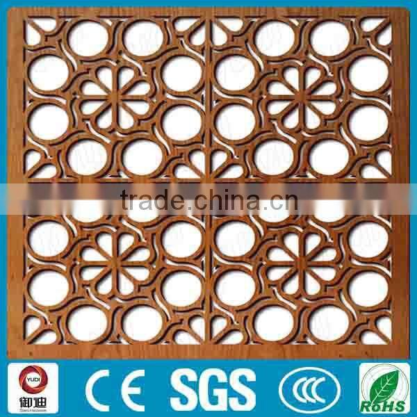 2015 Foshan factory supply fixed metal art room divider