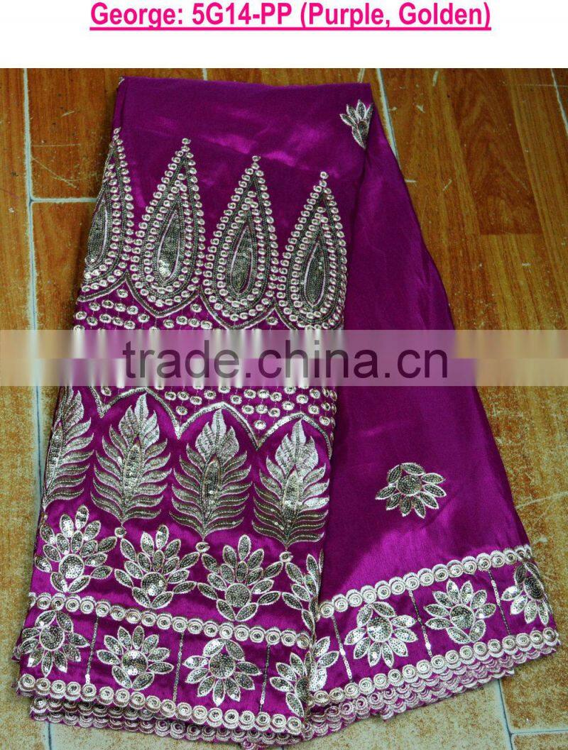 Indian george fabric wholesale african styles george lace fabrics for lady dress