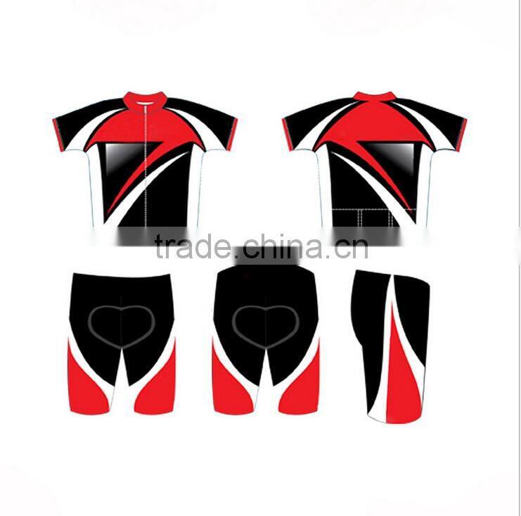 high quality cutsom pro team sublimation cycling wear