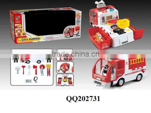 B/O bump & go building block construction truck