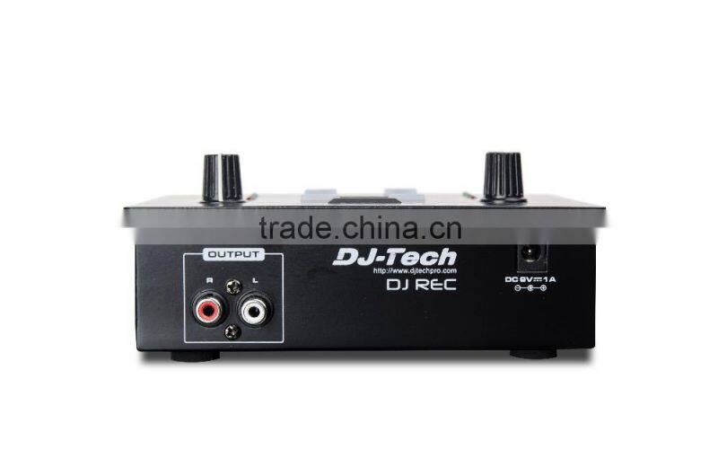 2016 hot sale new dj software Stereo RCA input and output cd player DJ recording for DJ scratch/mapping music video recorder