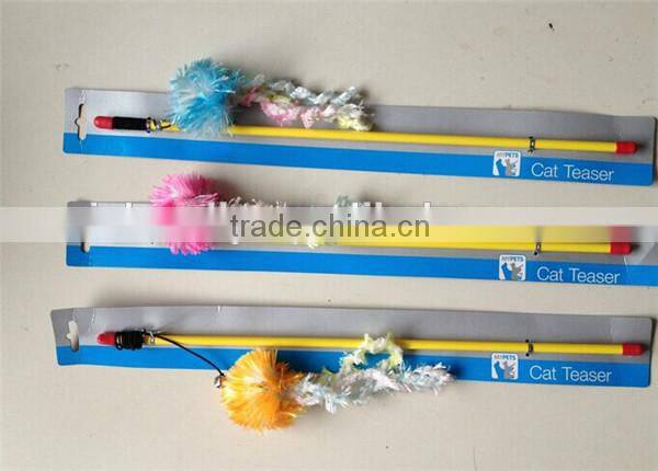 Funny Play Cat Toy Cat Teaser Feather toy cat stick toy