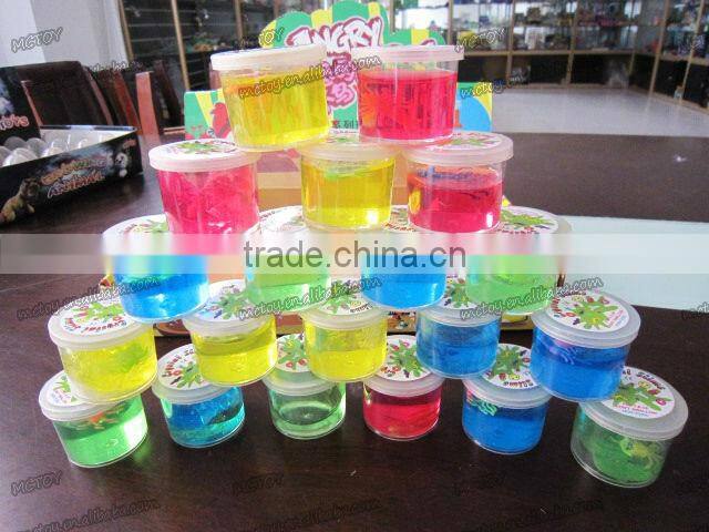 LOW PRICE novelty magic crystal putty slime crystal gift crystal toy barrel slime magic putty toys green slime