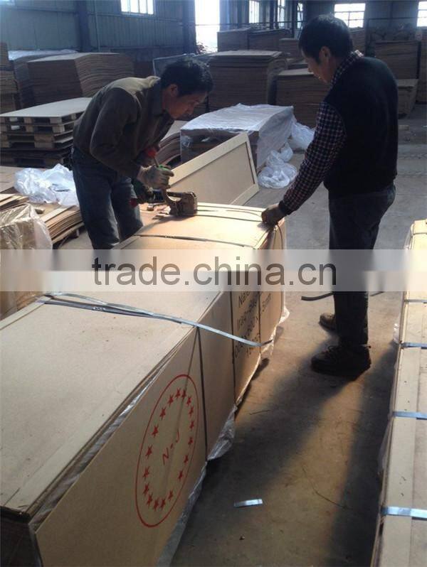 3.0mm decorative interior HDF melamine door skin /Natural Ash HDF veneer door skin/teak veneer HDF door skin