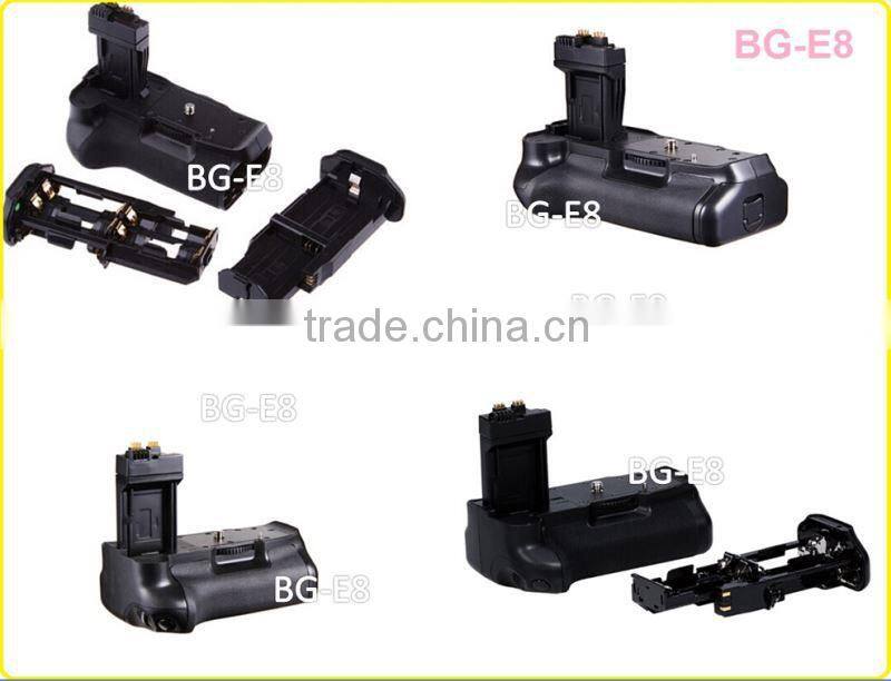 camera For EOS 600D 650D 700D Vertical Multi Battery Grip for Canon for EOS 550D 600D BG-E8 grip for canon