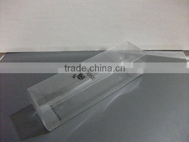 transparent PVC plastic box printing