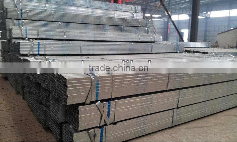 pre galvanized hollow section steel pipe tianjin company