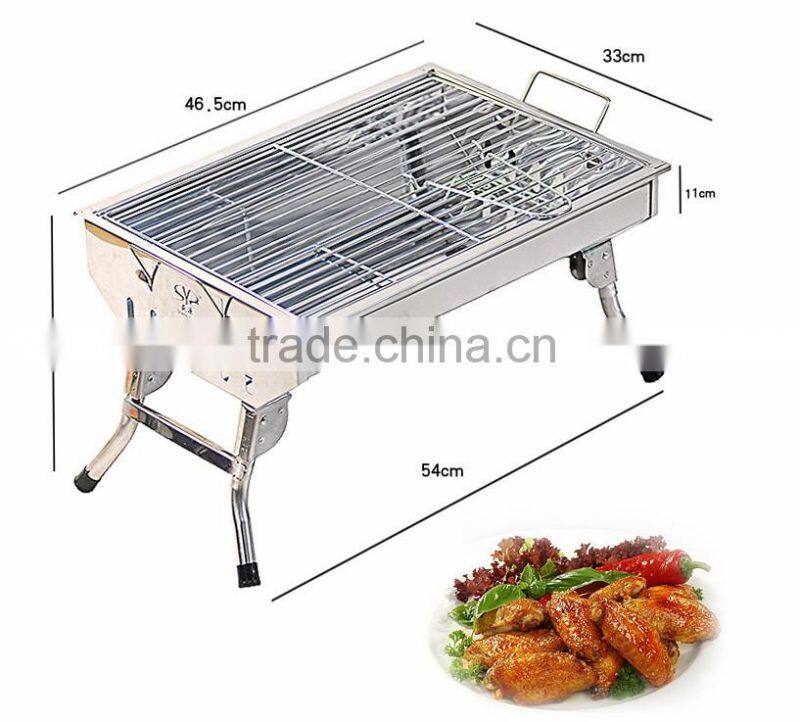 Good rating Outdoor , table top used ,Garden Used stainless steel foldable bbq grill
