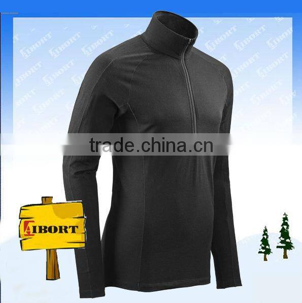 JHDM-2211 mens 1/2 zipper elastane fiber pullover