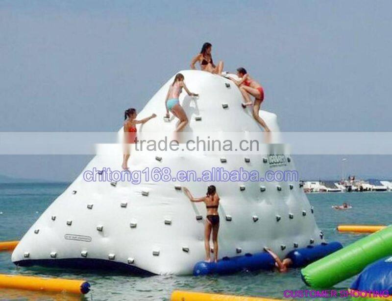 Extreme Sports Floating Inflatable Climbing Iceberg Fun Games For Child And Adult