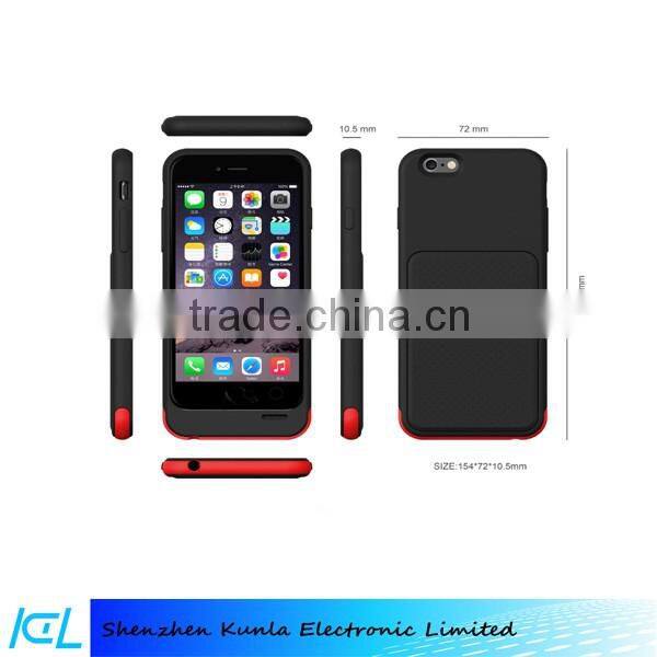 Qi wireless charging receiver charger case for iPhone 6 plus slim case for iphone 6 plus