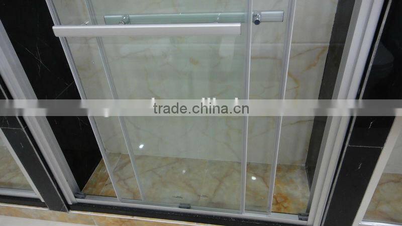 bathroom sliding glass screen shower door D816