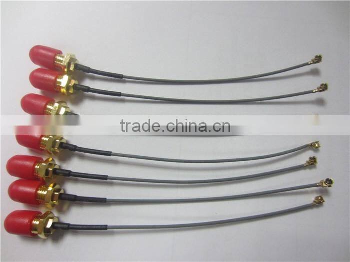 rg1.13 coxial cable assembly U.FL Mini PCI to RP-SMA Pigtail cable Antenna WiFi Cable
