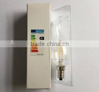CE RoHS 220v filament 4w e14 cog led