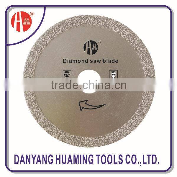Vacuum brazed Diamond Dry Cutting Saw Blade for sanstone