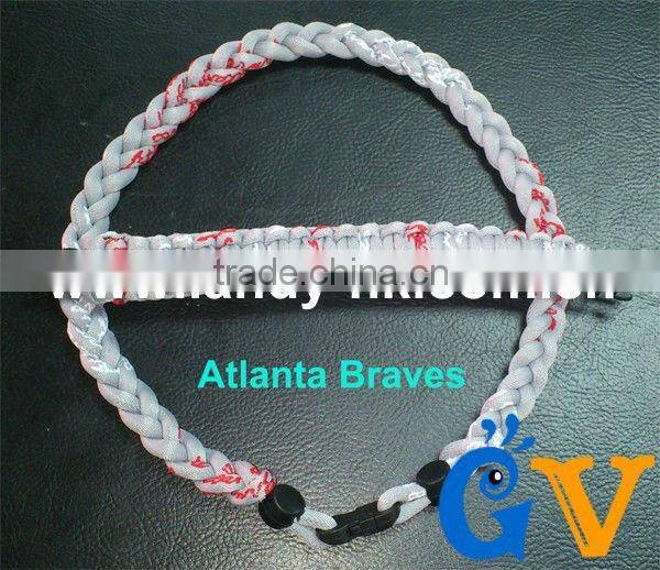 Fashion Customized USA Team Titanium Sports Necklace Falcons