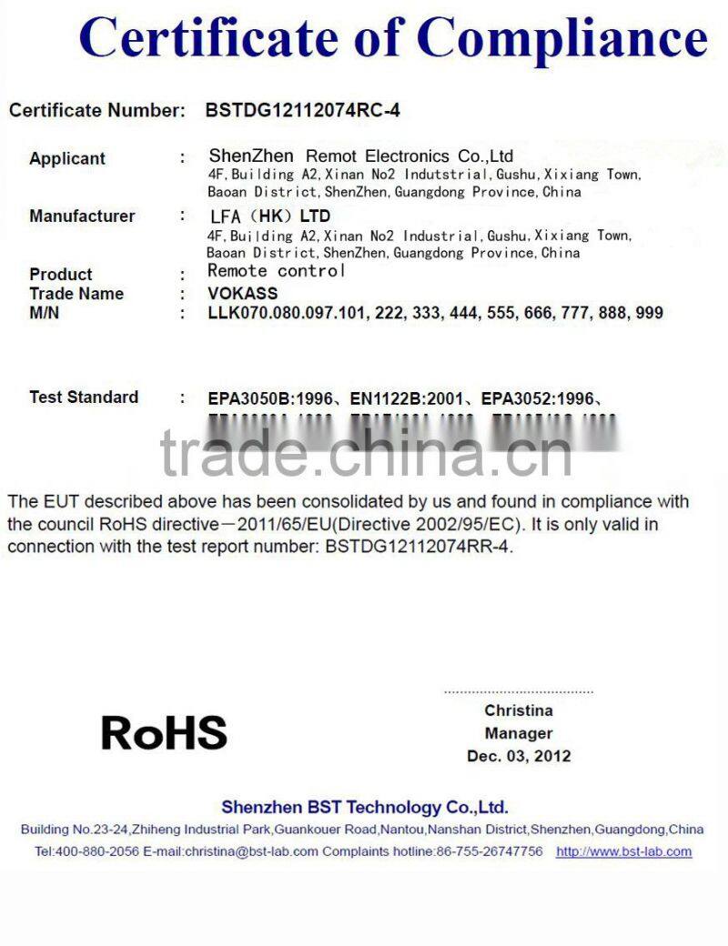 500 in 1 Universal mini TV remote control