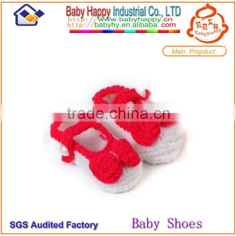 Dress hand crochet cute baby shoes