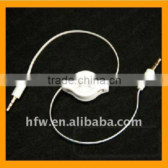 Hot!!! Retractable Audio Extension Cable for iphone