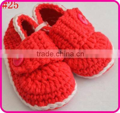 cute handmade baby crochet booties