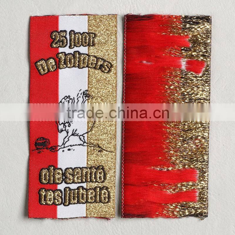 high quaility gold carton tag for Ladies Winter Hat