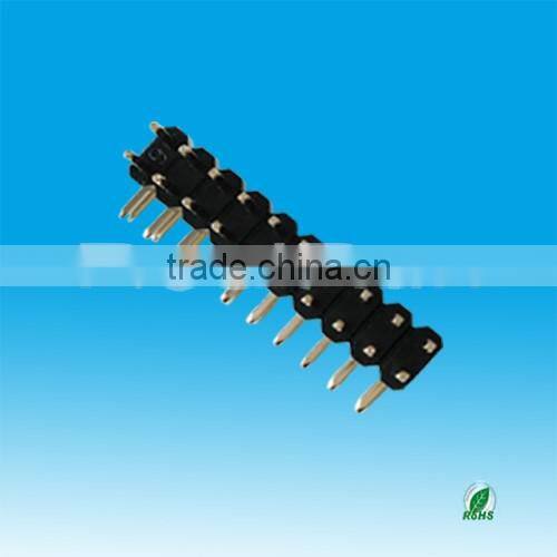 2.54mm Pitch Double Row Right Angle Pin Header Connector