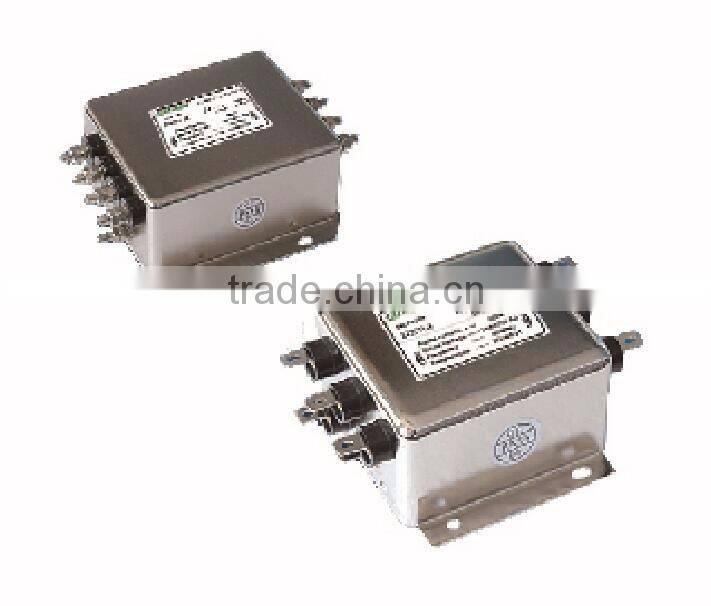 EMC AC 3 Phase 4 Line EMI Filters 2 Stage