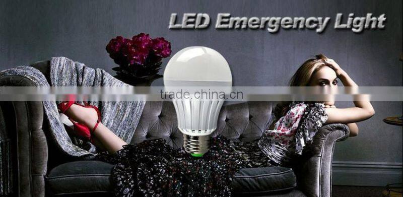 High lumen emergency led bulb 4W 7W warm white 3000K portable led bulb AC90-260V