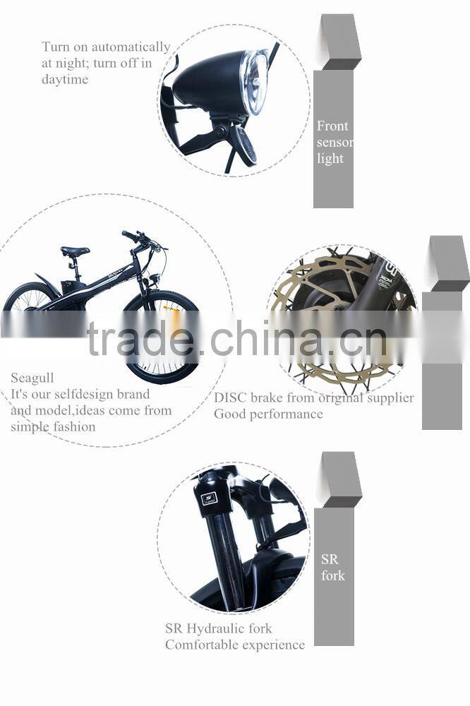 Hot 2015 e bicycle,mountain bicycle 26tyre e bicycle new model