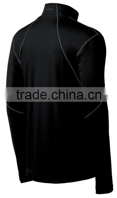 High quality custom long sleeve coolmax running jersey