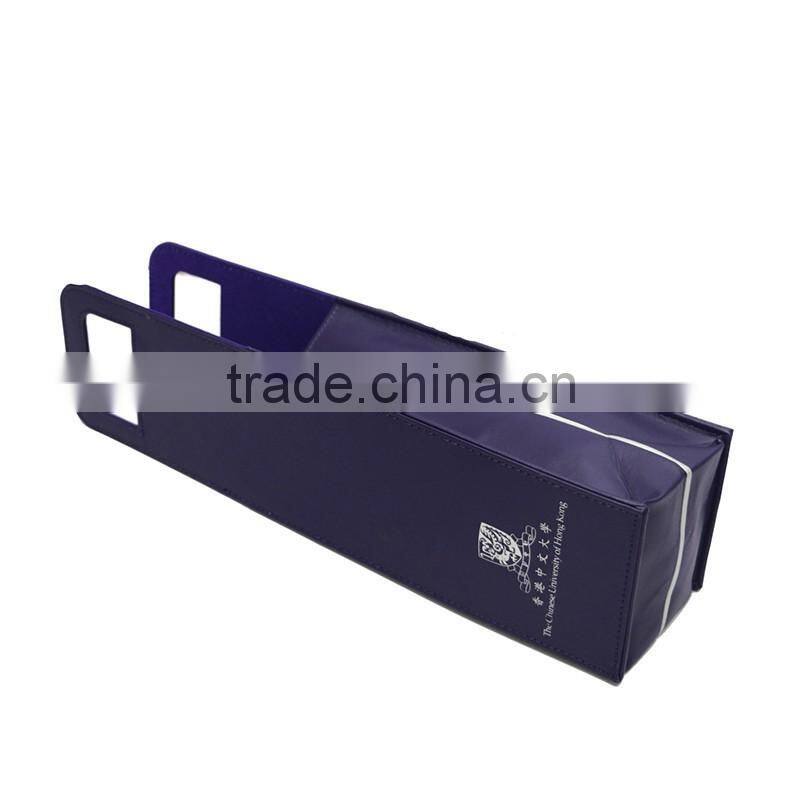 2016 fashion design wine bag customized luxury wine bag portable gift bag with tote