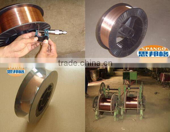 0.6mm to 1.6mm CO2 gas shield copper-coated Solid Mig Welding Wire ER70S-6