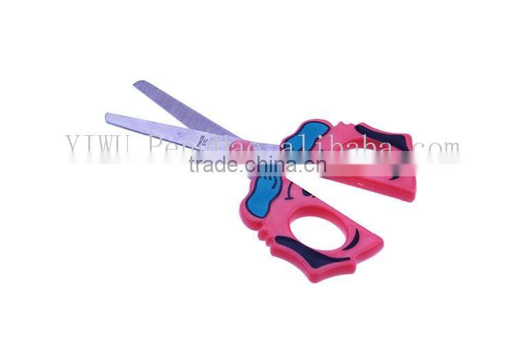 Chinese chip colorful student scissors with animal shaped handle paper cutter
