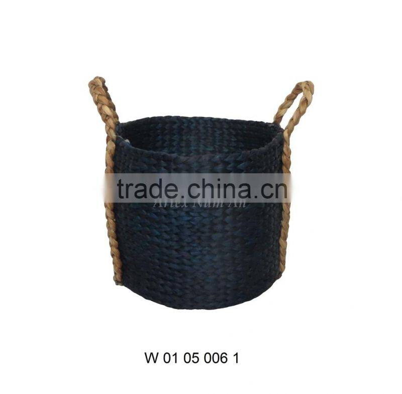 Water Hyacinth Storage Baskets with 2 Handles / Storage Bin