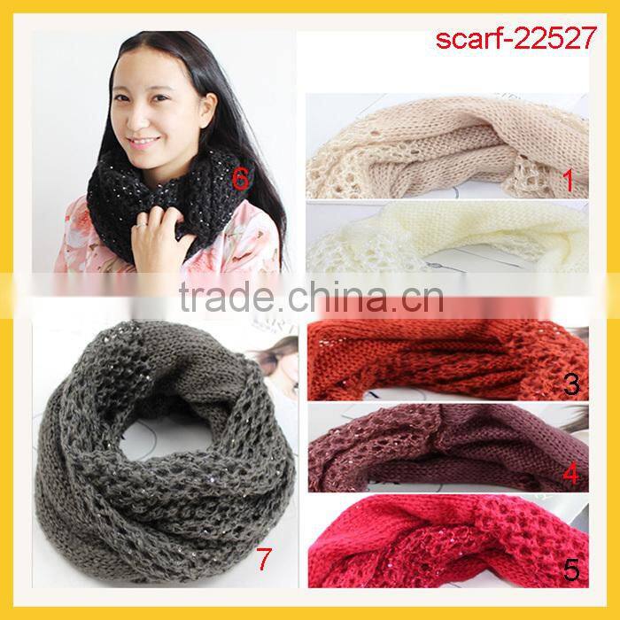 Winter Cable Knitted Scarf