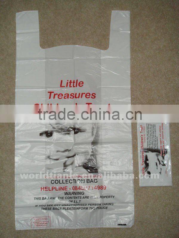 2013 HOT SALES! Printed Charity bag for donation