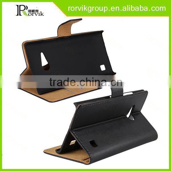 High Quality genuine leather phone case cover for NOKIA Lumia730 wallet high quality leather phone case