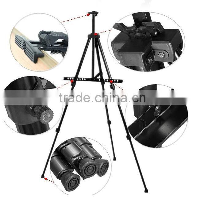 drawing pad telescopic black lightweight tripod painting easel