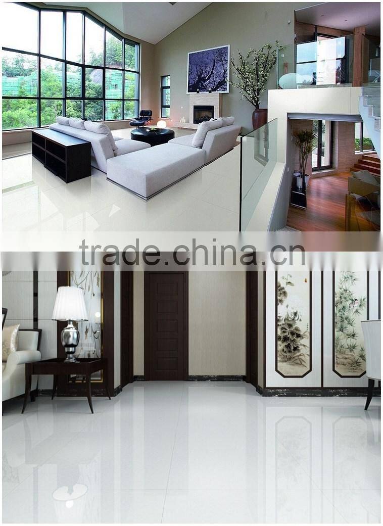 China Shiny Snow White Floor Tile